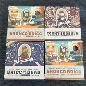 NEW Bundle of 4 Dr Squatch Natural Soap Bars
